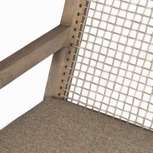 Fauteuil d'extérieur moderne en teck massif de haute qualité avec coussin en corde tressée imperméable pour une utilisation en extérieur - Product Image 4