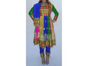 ชุดเดรส kuchi แบบอัฟกานิสถานชุดเดรสชนเผ่าวินเทจแบบชนเผ่าเดรสสีสดใสแบบดั้งเดิมของอัฟกานิสถาน/ปากีสถาน - Product Image 2