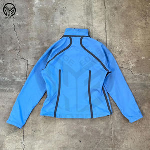 Nouvelle arrivée Veste softshell à capuche pour homme Design personnalisé Vêtement de travail d'hiver Coupe-vent Imperméable Polaire à fermeture éclair - Product Image 2