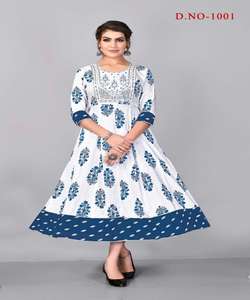 Prêt à porter cousu Kurti avec une belle couleur Collection indienne en gros prix le plus bas du marché indien vêtement ethnique vêtement - Product Image 5