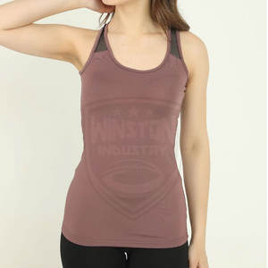 Camiseta sin Mangas Personalizada para Mujer, para Gimnasio, Entrenamiento Físico, Diseño Sólido, Transpirable, Estilo Casual, para la Venta de Verano - Product Image 1