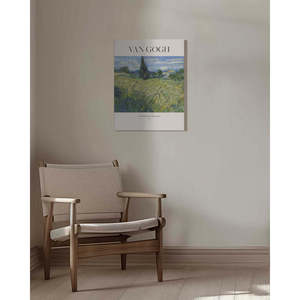 Campo de trigo verde de estilo moderno con impresión de Cypress 1889 de Van Gogh - Product Image 2