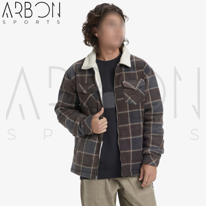 Good Supplier With Own Logo Customized Made Full Zipper Pocket Style Long Sleeve Warm Up Winter Outer Wear Sherpa <b>Fleece</b> Jackets - Product Image 3