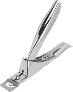 Coupe-ongles en acier inoxydable Coupe-ongles en acrylique compact Coupe-ongles en forme de U DIY Coupe Portable pour Salon de beauté - Product Image 1