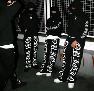 ชุดวอร์มพิมพ์ลายแบบถ่ายโอนความร้อน น้ำหนักเบา เป็นมิตรกับสิ่งแวดล้อม ทรงปกติ สไตล์ฮาราจูกุ สำหรับฤดูหนาว ชุดสองชิ้น สไตล์วายทูเค ลำลอง แห้งเร็ว - Product Image 1