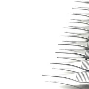 Pinzas de fórceps de tejido oftálmico 1*2 dientes/plataformas de acero inoxidable en acero inoxidable alemán de alta calidad - Product Image 3