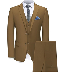 Traje de boda para hombre personalizado de calidad de grado A, trajes de negocios transpirables, diseños de abrigo de pantalón, último traje de novio nuevo de Pakistán - Product Image 1