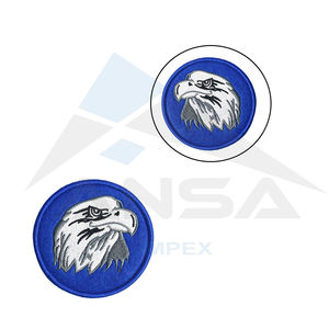 Parches bordados hechos a mano personalizados al por mayor, decoración de lentejuelas estilo planchado, 100% tela de fieltro de algodón, logotipo de diseño grande - Product Image 6