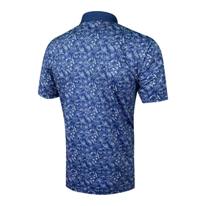 Golf de secado rápido para hombre de alta calidad para camisetas de polo poliéster Spandex 4-Way Stretch logotipo personalizado marca estampado manga corta ODM - Product Image 2
