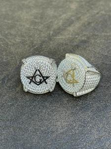 Anillo de lujo para hombre de 10K, 14K, 18K, oro Hip Hop, tendencia, VVS, Baguette redondeada de diamante Natural para bodas, bisutería de moda - Product Image 2