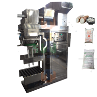 Machine d'emballage semi-automatique TBM-SS00-MS-V pour ensachage, emballage et remplissage de haute précision de farine de blé et amidon de pomme de terre, 10kg, 25kg, 50kg, en papier kraft