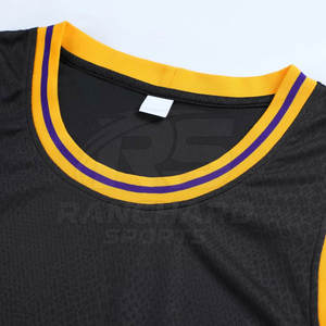 Maillot de basket-ball en mesh imprimé personnalisé, numéro et logo, maillot de basket-ball léger pour adultes - Product Image 3