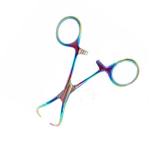 Pinces à serviettes Backhaus, articulation à rotule, acier inoxydable, pince manuelle, poignée ergonomique, 3 positions de mâchoires, instruments chirurgicaux dentaires CE - Product Image 2