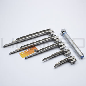LIKAMED MILLER Calidad alemana Fibra óptica Hoja de laringoscopio reutilizable 5 cuchillas Diseño Batería eléctrica Mango Inoxidable - Product Image 1