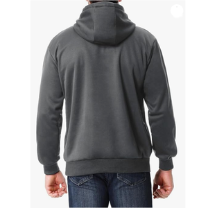 Sudadera Extra Grande 80% Algodón 20% Poliéster 2026 Envío Rápido Colección de Invierno Cuello de Doble Capa Bordado Tela de 300 Gramos - Product Image 4
