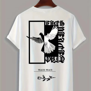 Fabricante directo 100% algodón camisetas de los hombres de calidad superior y duradero para uso al aire libre 260 gramos peso de la tela - Product Image 1