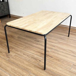 Mesa de Jardín de Infancia de Diseño Minimalista KGD029 100x60cm con Tablero de Madera y Patas de Hierro Multicolores para Uso en Exteriores, Escuelas o Dormitorios - Product Image 5