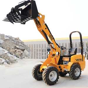Cheap Mini Skid Steer Loader diesel Mini Skid Steer Loaders Crawler Wheel Loader Mini 360kg 380kg - Product Image 5