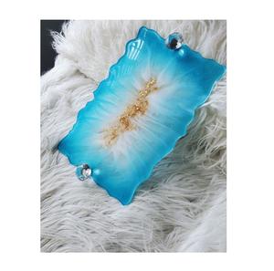 Plateau rectangulaire classique en résine pour servir à la maison, hôtel ou restaurant, prix d'usine en Inde écologique - Product Image 2