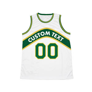Maillot de basket-ball personnalisé avec nom et numéro de l'équipe, sublimation, respirant, séchage rapide, saison estivale, prix de gros - Product Image 1