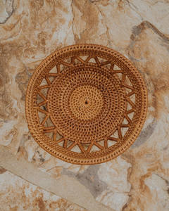 Cuenco pequeño de ratán, cesta de ratán cesta tejida a mano cesta de mimbre cesta de paja cesta pequeña decoración de verano cesta de pared, regalo de boda - Product Image 6