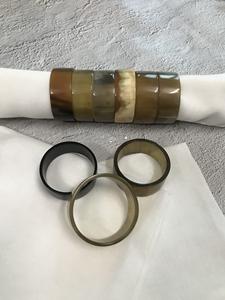 Servilleteros de Cuerno de Búfalo, Porta Servilletas Redondos para Hoteles de Lujo, Restaurantes y Mesas de Boda, Alta Calidad - Product Image 3