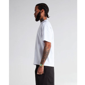 Shaka Wear Max Heavyweight Crewneck Camiseta blanca de manga corta para hombres 7,5 oz Max Camiseta de manga corta personalizada de gran tamaño - Product Image 3