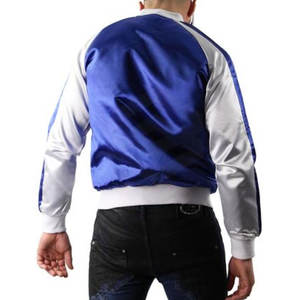 เสื้อแจ็กเก็ตนักบอมเบอร์ผ้าซาตินสำหรับวันแสนสบายแจ็กเก็ตบอมเบอร์ - Product Image 4