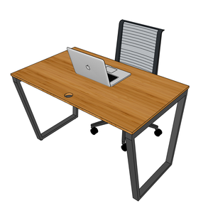 Bamboo Laptop <b>Desk</b> 120x70cm Foldable with Metal Legs for Home & School Use - Product Image 6
