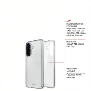 Coque de téléphone portable transparente en TPU de haute qualité TESKINSAA27T pour GALAXY A27 A57 A24 A22 A21S A55 A53, design uni - Product Image 3
