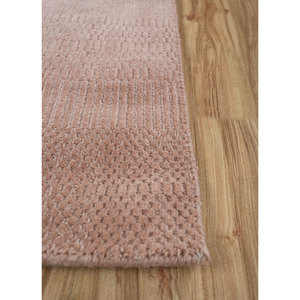 Handmade <b>Jean</b> Red Orange Wool Rugs 3D Room Hallway Bedside Rectangle Rugs Viscose Solid Color <b>Jean</b> Red Orange Hand Loom Wool - Product Image 4