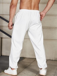 Pantalones de Hombre de Moda, Corte Recto, Casual, Cintura Media, Ajuste Holgado, 100% Algodón, Secado Rápido, Acabado Lavado - Product Image 3