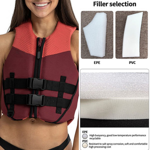 Gilet <span class=keywords><strong>de</strong></span> <span class=keywords><strong>sauvetage</strong></span> réglable pour femmes avec mousse EPE ou PVC pour le kayak et la pêche, gilet <span class=keywords><strong>de</strong></span> flottabilité <span class=keywords><strong>de</strong></span> sécurité pour bateau - Product Image 4