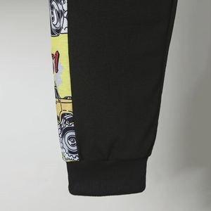 Conjunto de pantalones largos de manga corta informal de verano para niños Camiseta con patrón amarillo cómodo y pantalones largos adecuados - Product Image 5