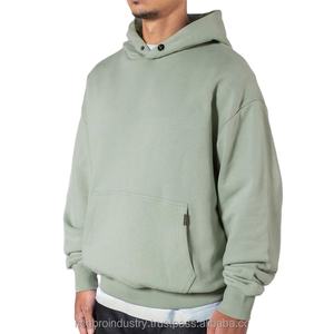 เสื้อฮู้ดแบบสวมหัวสำหรับผู้ชายเสื้อมีฮู้ดแบบวินเทจมีน้ำหนักสูงพิมพ์โลโก้ได้ตามต้องการ - Product Image 2