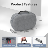 Tas Penyimpanan Universal untuk Meta Quest 3/3S/2 & Pico 4/Pro Headset Tas Selempang Crossbody |   Tas Jinjing Portabel Berlapis, Poliester