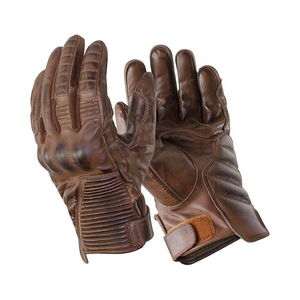Guantes de Motocicleta de Cuero Genuino para Hombre, Diseño Moderno, con Dedos Completos / Guantes de Motocicleta Lisos de Invierno, Cómodos, al por Mayor - Product Image 5
