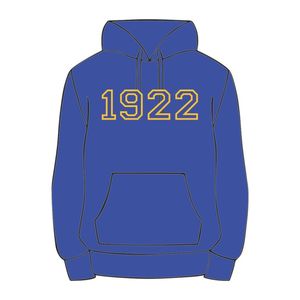 Sigma Rho เสื้อฮู้ดสวมหัวมีฮู้ดดี้แบบแกมม่าสีฟ้าปีที่1922ผ้าฝ้ายผสมระดับพรีเมียม sgrho Greek sorority Divine hbcu - Product Image 2