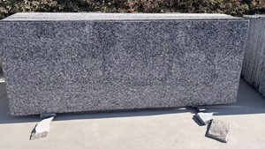 แผ่นหินแกรนิตคริสตัลสีฟ้ารูปแบบการออกแบบที่ทันสมัยแบบขัดขนาดใหญ่โครงการกระเบื้องปูพื้นสำหรับใช้ในเชิงพาณิชย์ส่งออกอินเดีย - Product Image 2