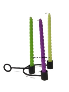 Candelabro Simple de Metal de Hierro para Navidad para Decoración del Hogar, Candelabro de Metal de Lujo de Primera Calidad, Color Negro - Product Image 6