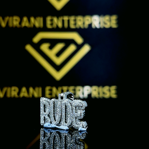 Private Custom Hip Hop Jewelry 925 Sterling <b>Silver</b> Gold Plated Brilliant Cut Moissanite <b>Initial</b> Letter D Pendant for <b>Necklace</b> - Product Image 1