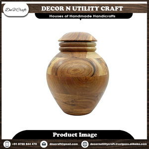 โกศเผาศพชาวโรสวู้ดที่ทำด้วยมือทันสมัยสำหรับมนุษย์และขี้เถ้าของสัตว์เลี้ยงเครื่องบรรณาการที่สวยงามเพื่อดูแลและให้เกียรติคนที่คุณรัก - Product Image 3