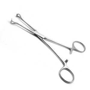 Producto caliente 6,4 \ "Pinzas de tejido Babcock Acero inoxidable Quirúrgico Intestinal Instrumentos veterinarios Fuente de alimentación manual - Product Image 5