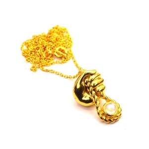 Collier pendentif main en pierre de lune arc-en-ciel, argent sterling 925, plaqué or 14 carats, bijoux faits à la main - Product Image 3