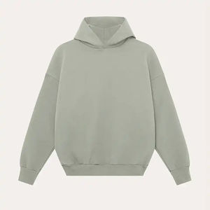 Sweatsuit unisexe poids lourd personnalisé brodé surdimensionné vente en gros polyester coton grande taille hommes vêtements d'hiver - Product Image 4