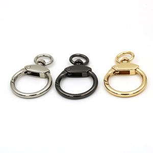 Porte-clés simple écologique fermoir mousqueton bricolage pour fournitures de fabrication de bijoux - Product Image 3