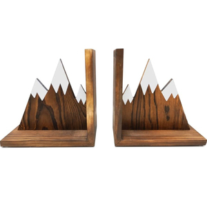 Serre-livres en bois minimalistes de haute qualité Serre-livres de table en bois naturel massif personnalisés Serre-livres décoratifs à haute stabilité - Product Image 1