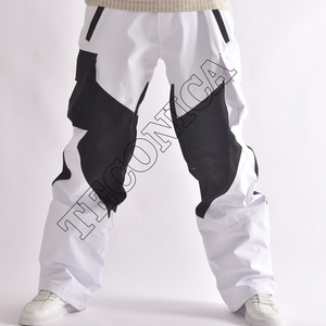 Pantalones de Esquí Personalizados de Alta Calidad, Nuevo Estilo, Ropa Deportiva de Invierno, Transpirables, con Cordón Ajustable, Estampados, para Snowboard, Holgados, Impermeables - Product Image 1