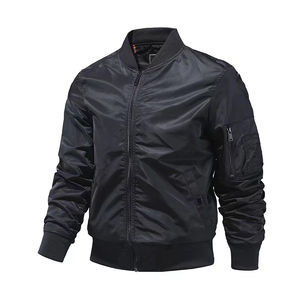 Nouveau blouson de bombardier de vol avec logo personnalisé pour hommes et blouson de bombardier de baseball en coton de grande taille - Product Image 4