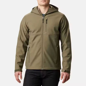 Veste Softshell Unisexe Réfléchissante Imperméable Respirante avec Capuche Protection Pluie Patchwork Vêtements de Travail Extérieur Vente en Gros - Product Image 5